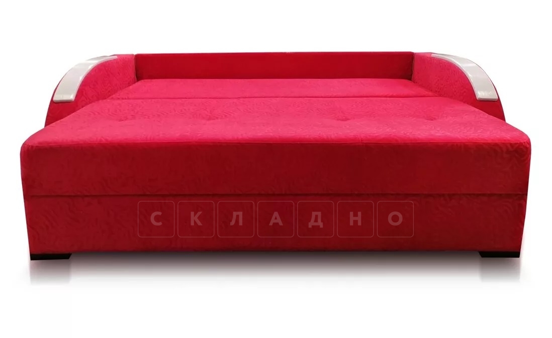 Диван-кровать Лофт пружинный блок красный фото 3 | интернет-магазин Складно