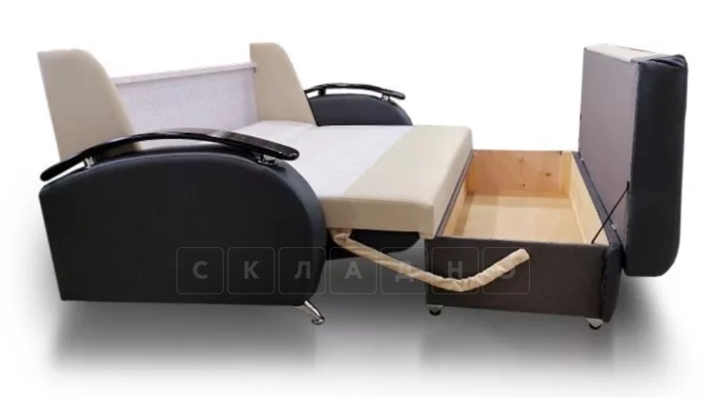 Диван-кровать выкатной Парадиз 140 пружинный блок фото 4 | интернет-магазин Складно