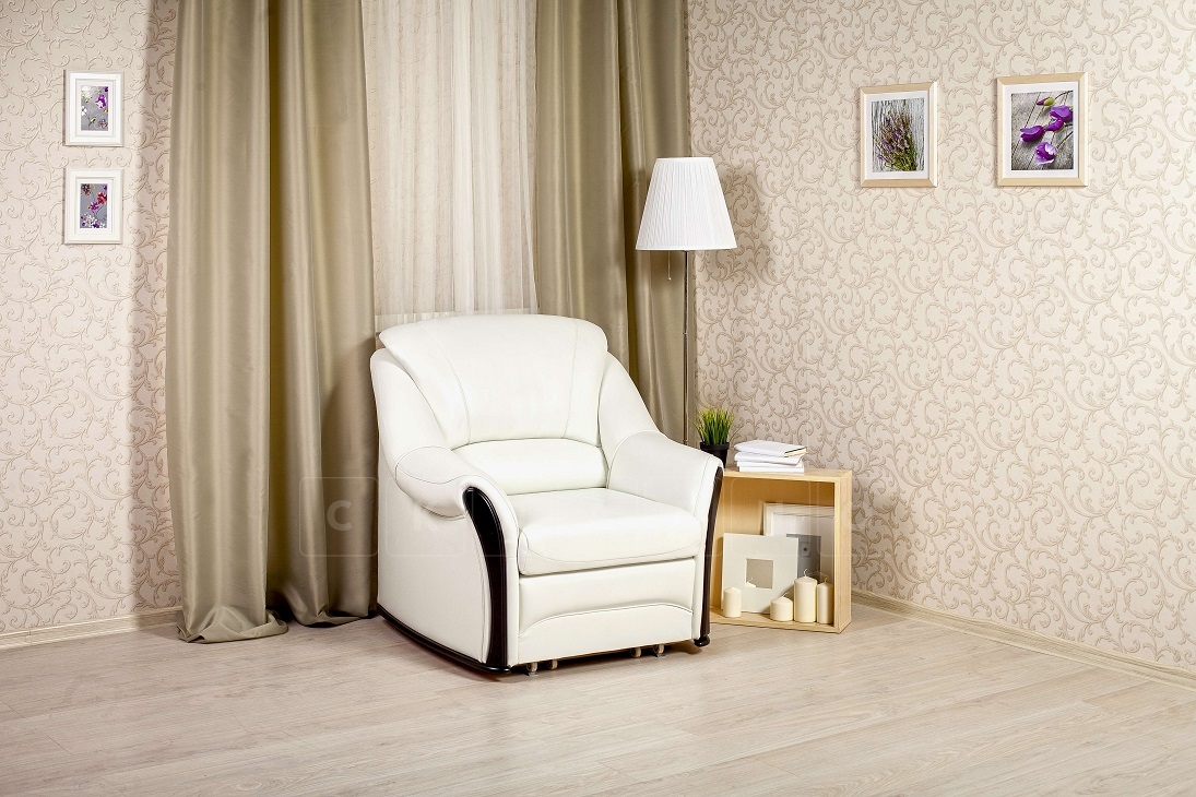 Кресло выкатное Блэйд белое фото 5 | интернет-магазин Складно