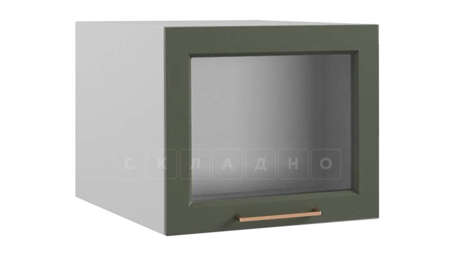 Шкаф верхний горизонтальный глубокий стекло высокий Квадро ГВПГС 500 фото 1 | интернет-магазин Складно