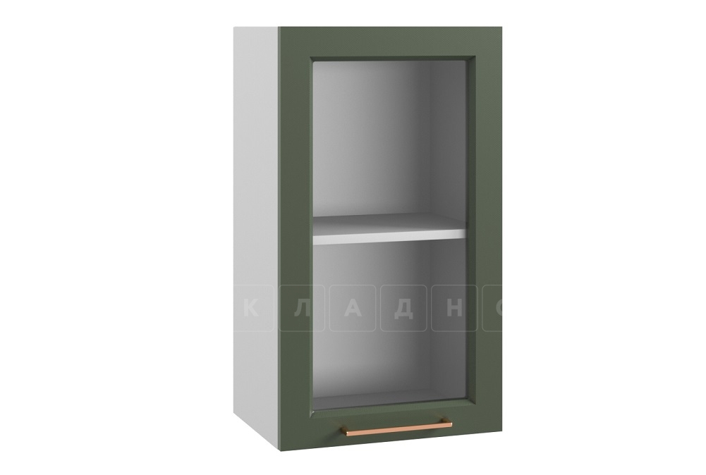 Шкаф верхний стекло Квадро ПС 400 фото 1 | интернет-магазин Складно