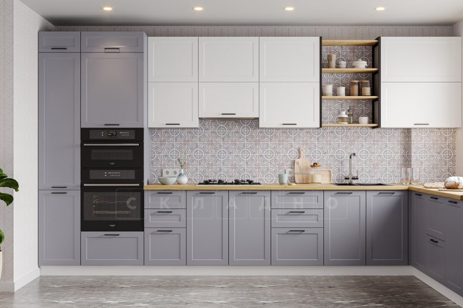 Кухня угловая Квадро 410 х 180 см 