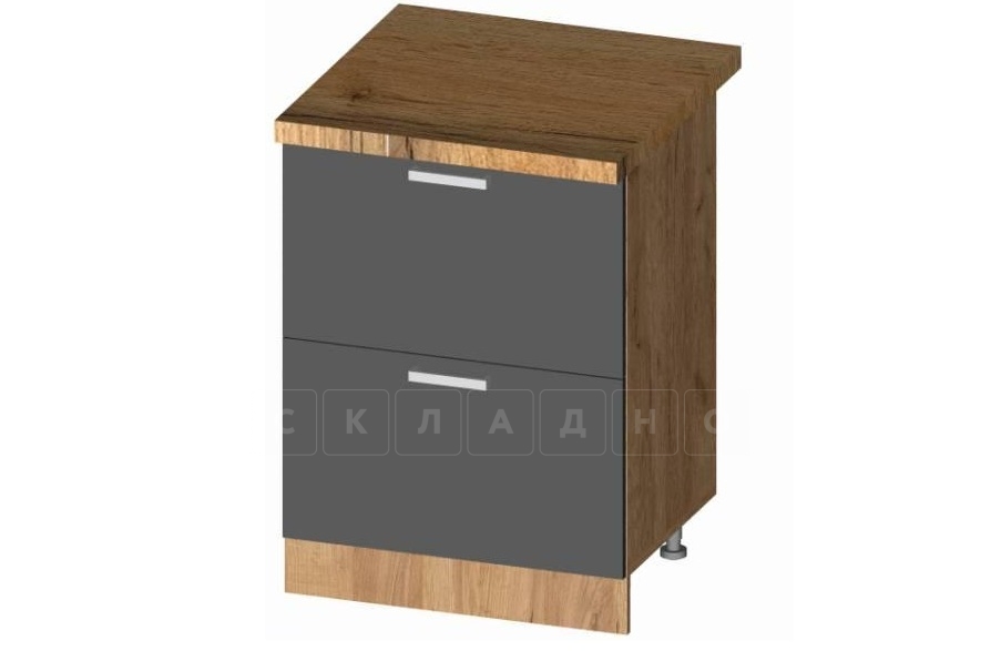 Кухонный шкаф напольный Венеция ШН2Я60 с 2 ящиками фото 1 | интернет-магазин Складно
