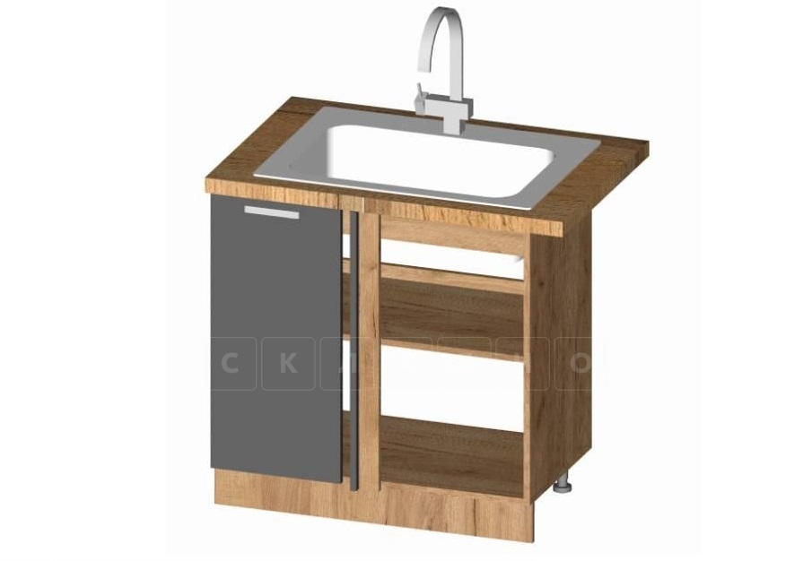 Кухонный шкаф напольный угловой Венеция ШНМЛУ90 левый фото 1 | интернет-магазин Складно