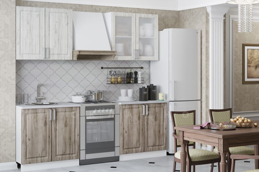 Кухонный гарнитур Венеция 160 см 4 модуля 