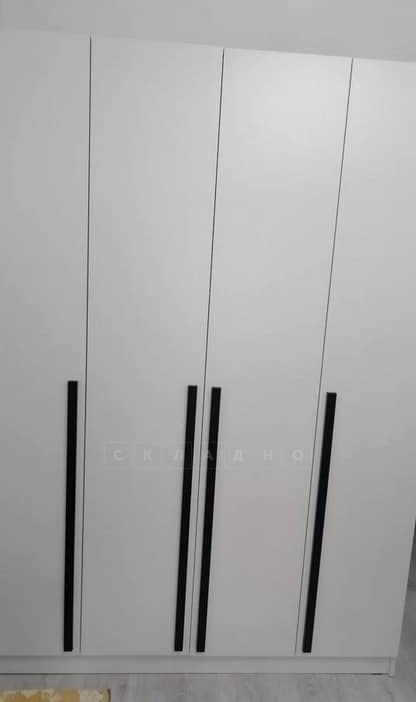 Шкаф распашной Смарт белый 200 см фото 5 | интернет-магазин Складно