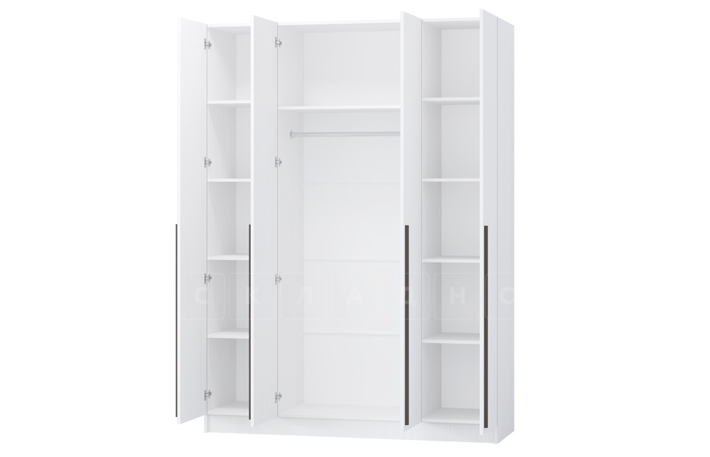 Шкаф распашной Смарт белый 160 см фото 2 | интернет-магазин Складно