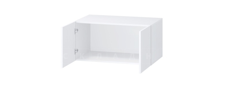 Шкаф распашной Смарт белый 80 см фото 7 | интернет-магазин Складно