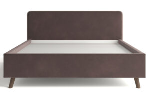 Мягкая кровать Афина 180 см велюр шоколад 19200 рублей, фото 2 | интернет-магазин Складно