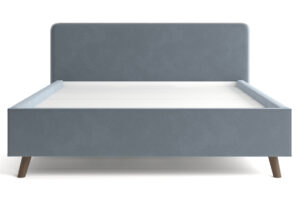 Мягкая кровать Афина 180 см велюр темно-серый 19200 рублей, фото 2 | интернет-магазин Складно