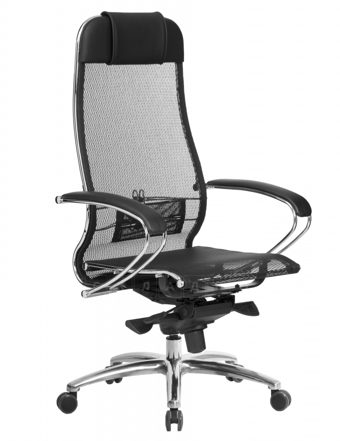 Кресло руководителя Самурай S-1.04 хром фото 1 | интернет-магазин Складно