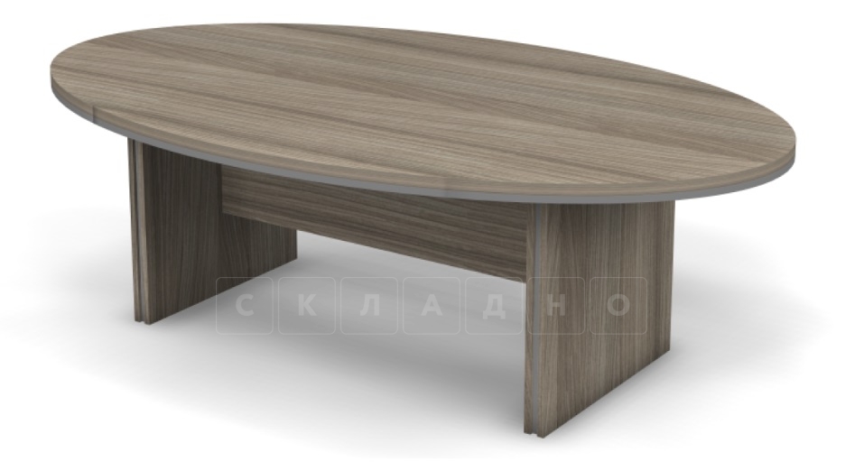 Конференц-стол овальный комбинированный В201-1 фото 3 | интернет-магазин Складно
