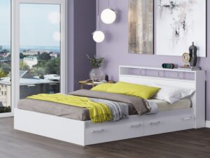 Кровать с ящиками Карина-2 160 см  10790  рублей, фото 1 | интернет-магазин Складно