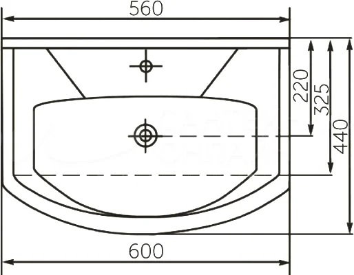 Тумба для ванны Лея с умывальником Элеганс 60 напольная фото 5 | интернет-магазин Складно