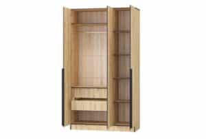 Шкаф распашной Авангард дуб крафт золотой 120 см 16620 рублей, фото 2 | интернет-магазин Складно