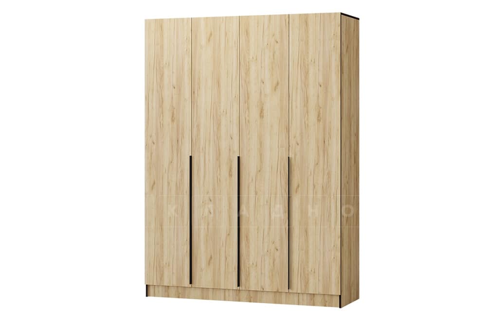 Шкаф распашной Авангард дуб крафт золотой 160 см