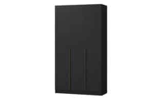 Шкаф распашной Авангард черный 120 см  18220  рублей, фото 1 | интернет-магазин Складно