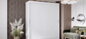 Шкаф-купе ГРАНД 1 с ящиками 2,0 Белый/Белый ЛДСП 24990 рублей, фото 3 | интернет-магазин Складно