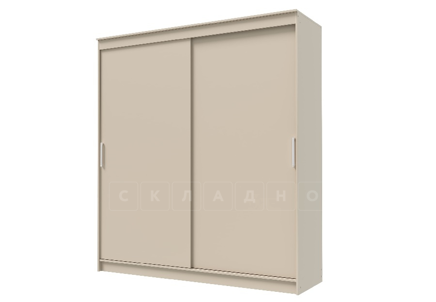 Шкаф-купе ГРАНД 1 с ящиками 2,0 Сатин/Сатин ЛДСП