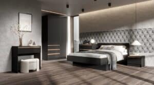 Шкаф Акация четырехстворчатый с ящиками черный 23650 рублей, фото 3 | интернет-магазин Складно