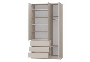 Шкаф Акация трехстворчатый с ящиками кашемир 19350 рублей, фото 2 | интернет-магазин Складно
