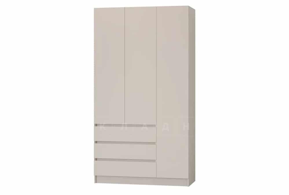 Шкаф Акация трехстворчатый с ящиками кашемир