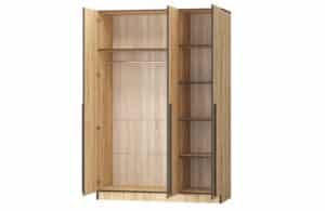 Шкаф распашной Смарт Дуб крафт золотой 150 см вариант 1 14270 рублей, фото 2 | интернет-магазин Складно