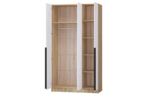 Шкаф распашной мдф Авис белый софтач 120 см 19630 рублей, фото 2 | интернет-магазин Складно