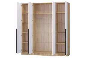 Шкаф распашной мдф Авис белый софтач 200 см 30990 рублей, фото 2 | интернет-магазин Складно