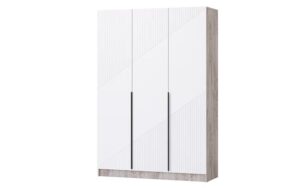 Шкаф распашной мдф Авис белый софтач 150 см вариант 1 22950 рублей, фото 3 | интернет-магазин Складно