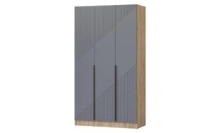 Шкаф распашной мдф Авис графит 120 см  19630  рублей, фото 1 | интернет-магазин Складно