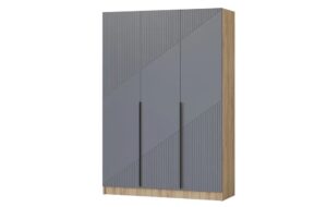Шкаф распашной мдф Авис графит 150 см вариант 1  22950  рублей, фото 1 | интернет-магазин Складно
