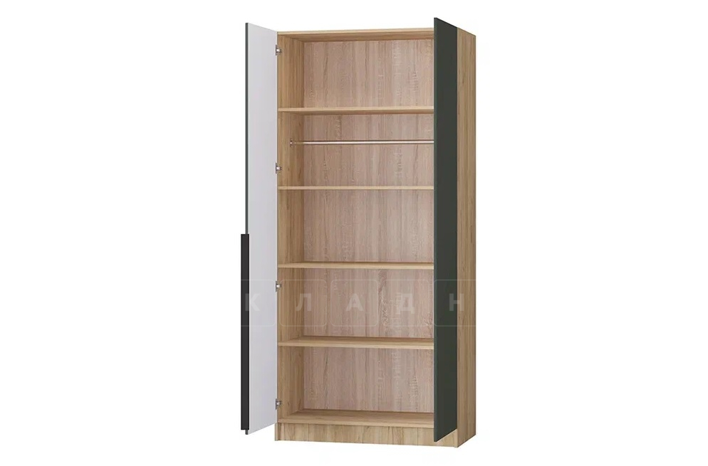 Шкаф распашной мдф Авис грин 100 см