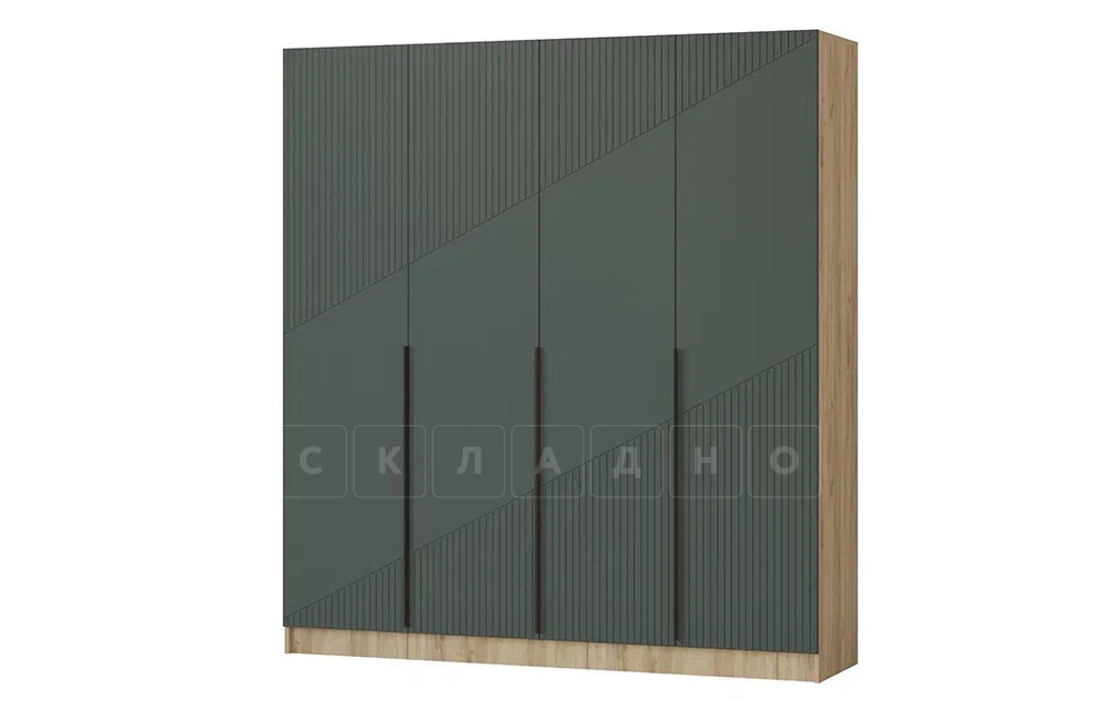 Шкаф распашной мдф Авис грин 200 см