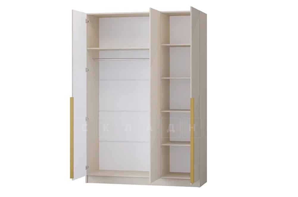 Шкаф распашной мдф Авис кашемир 150 см вариант 1