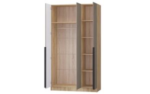 Шкаф распашной мдф Авис крема 120 см 19630 рублей, фото 2 | интернет-магазин Складно