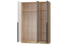 Шкаф распашной мдф Авис крема 150 см вариант 1 22950 рублей, фото 2 | интернет-магазин Складно