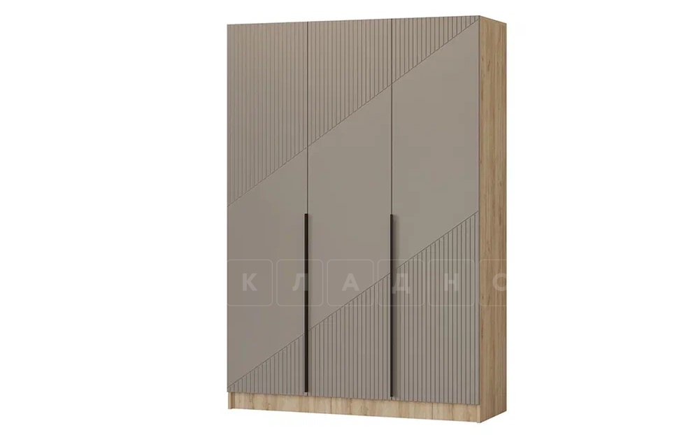 Шкаф распашной мдф Авис крема 150 см вариант 1