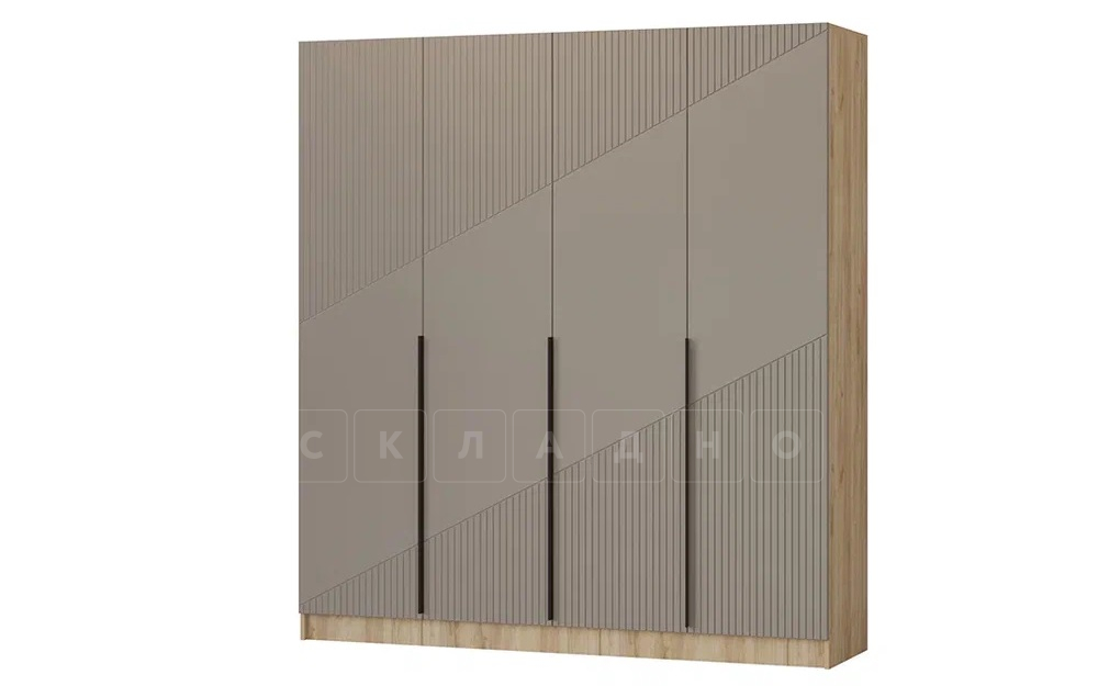 Шкаф распашной мдф Авис крема 200 см